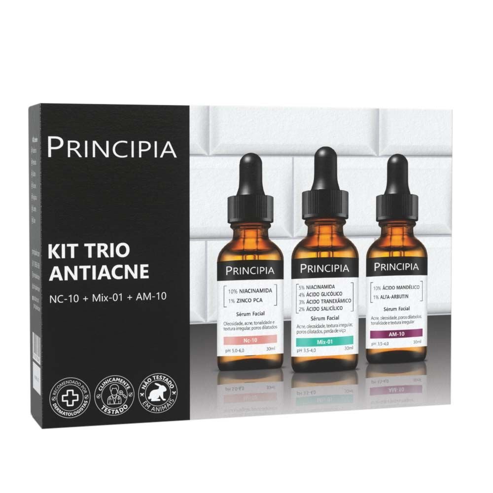 KIT TRIO ANTIACNE NC-10 + MIX-01 + AM-10