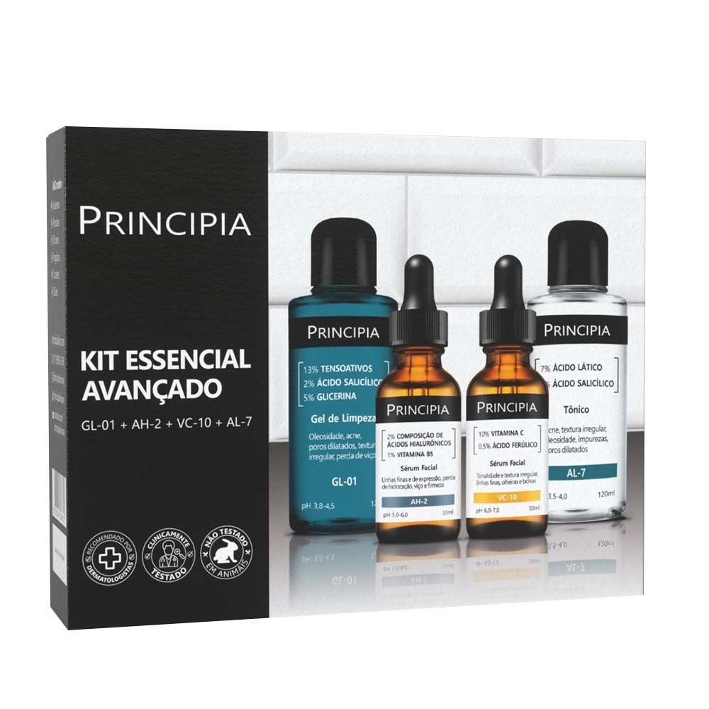 KIT ESSENCIAL AVANÇADO GL-01 + AL-7 + AH-2 + VC-10